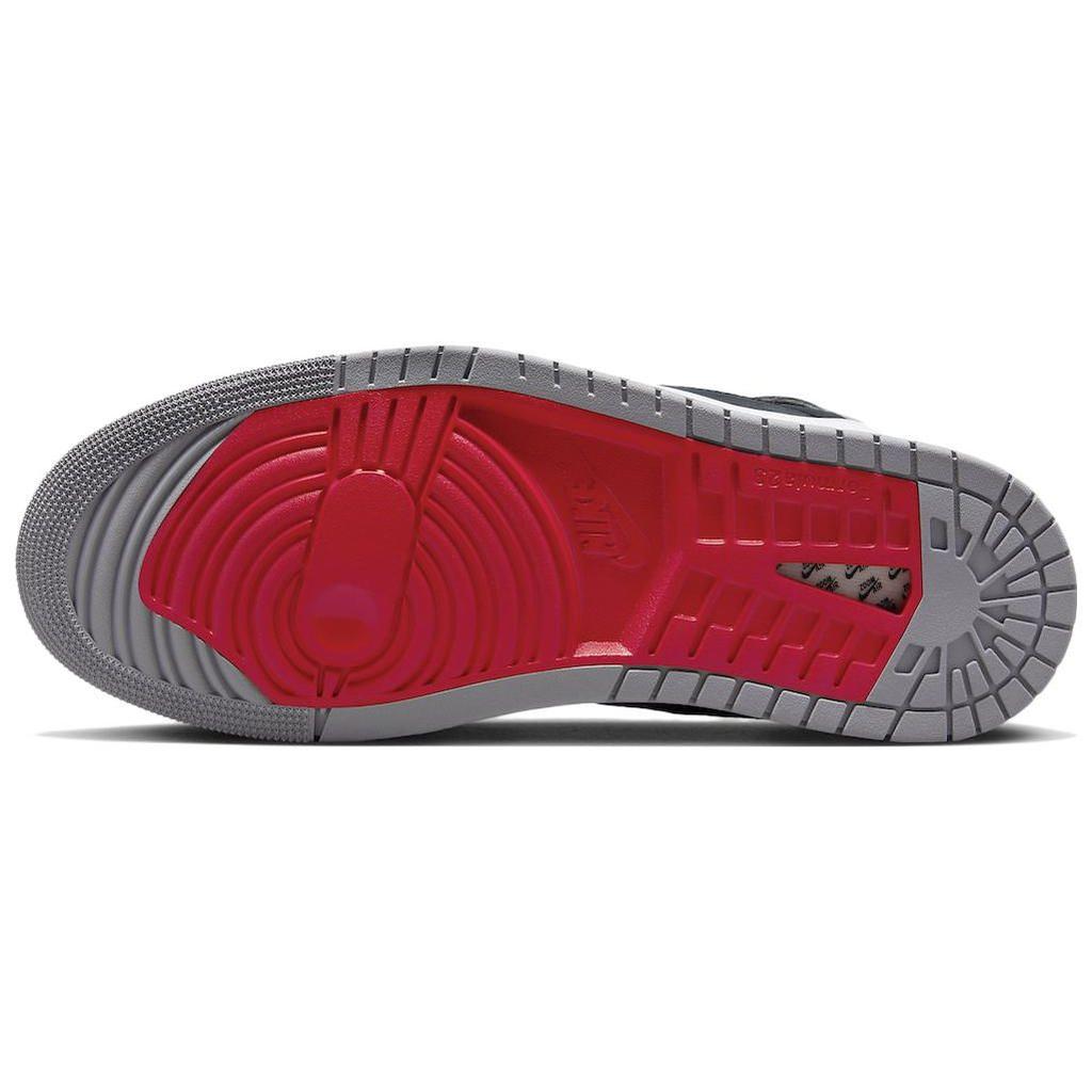 Air Jordan 1 High Zoom Comfort 2 Cement Fire Red Мужские кроссовки Серый Черный DV1307-060