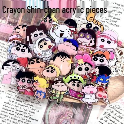 Акриловые двусторонние нашивки Shin-chan для DIY - 2 см, 4 см, 8 см