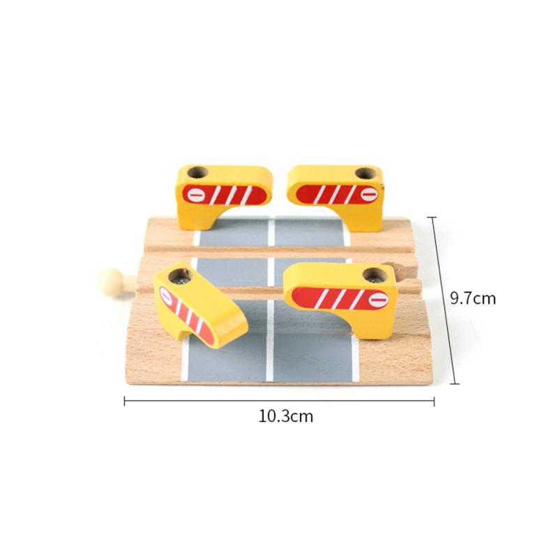 DIY деревянные трековые инструменты, мост, поезд, рельсовые аксессуары, подходят для детей Thomas, развивающие игрушки