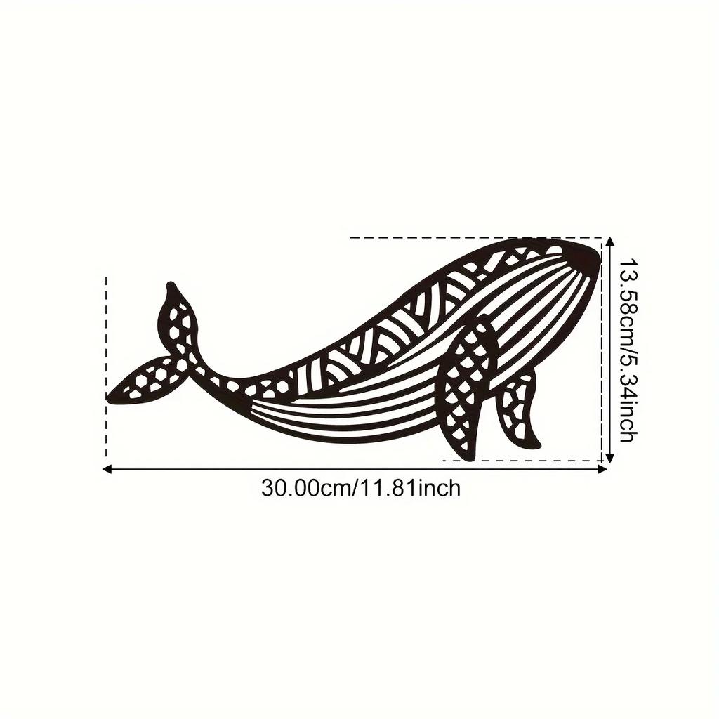 Creative Line Whale Iron Crafts — уникальный декор для интерьера и экстерьера, идеально подходящий для гостиной, спальни, прихожей и украшения стен