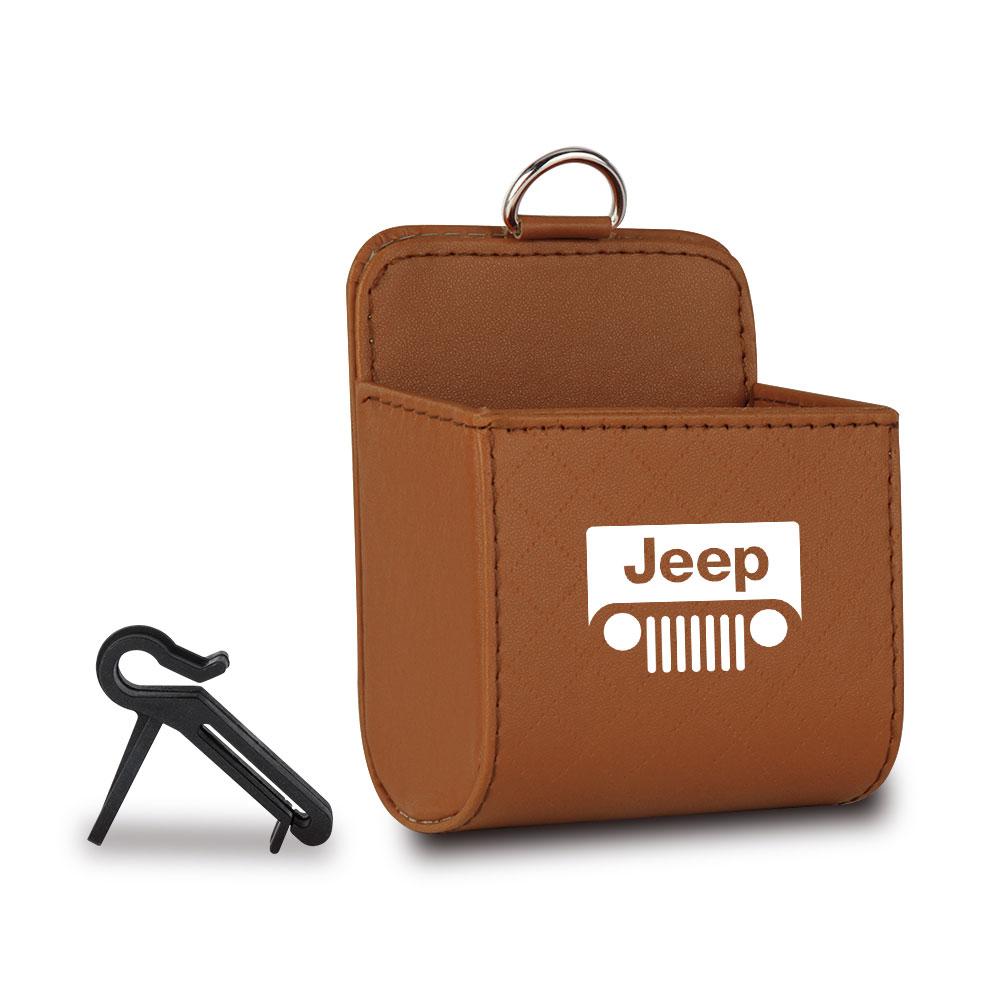 Car air conditioning socket storage bucket hanging storage box for Jeep JPB Renegade Wrangler JK Compass Grand Cherokee Gladiato