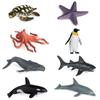 Marine Organism Model Turtle Crab Starfish Dolphin Octopus Penguin Ocean Creatures Figurine