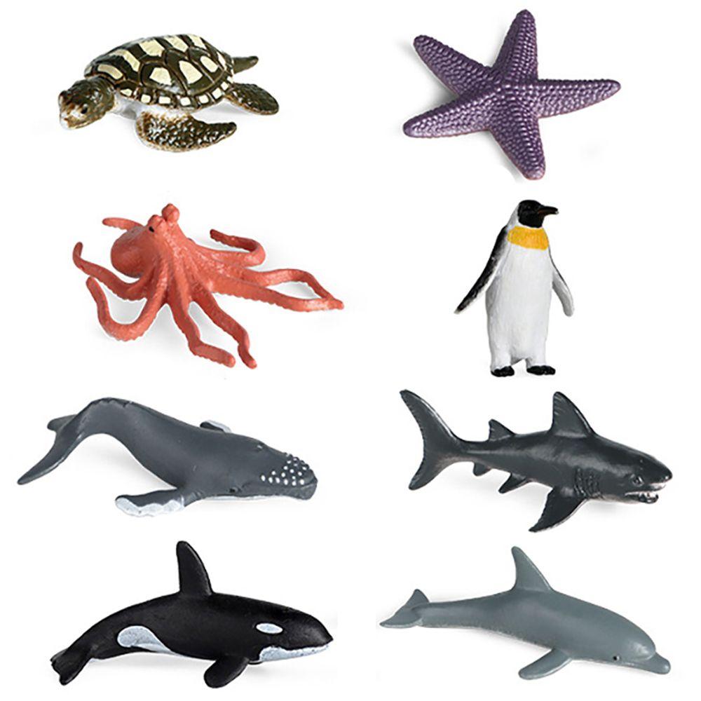 Marine Organism Model Turtle Crab Starfish Dolphin Octopus Penguin Ocean Creatures Figurine
