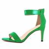 New Women Sandals Pumps 9cm Sexy Open Toe High Heels Buckle Thin Heel Summer Ankle Strap Sandal Party Dress Wedding Shoes