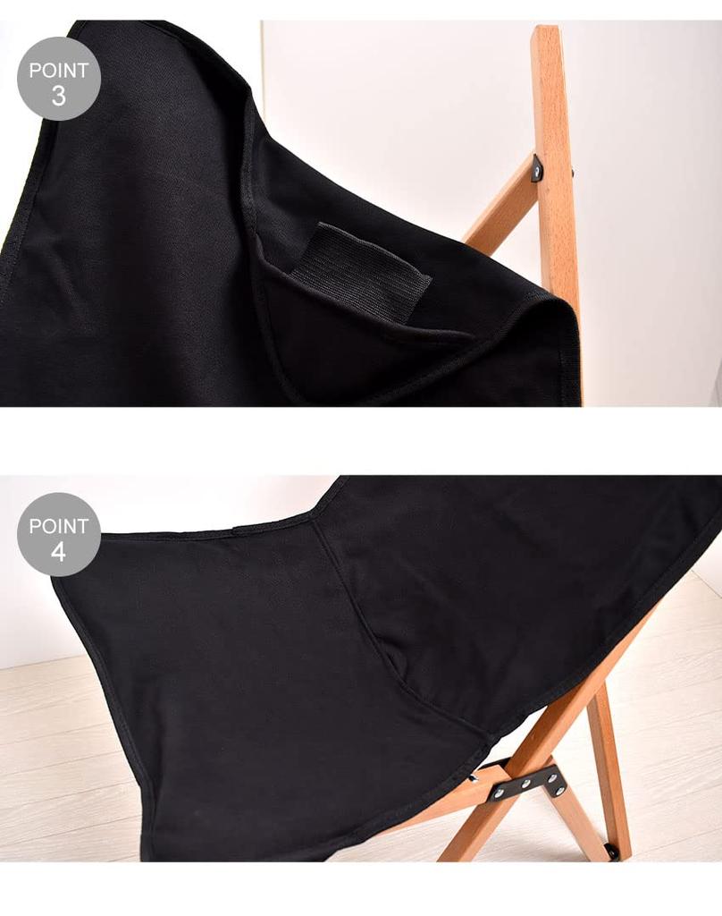 Peace Park Стул для кемпинга, уличный стул, деревянный стул, небольшой складной компактный стул с сумкой для хранения