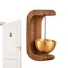 Magnetic Door Chime Bell Entrance Decoration Doorbell Magnetic Wood Shopkeepers Bell Door Chime for Entrance Wall Store Wardrobe