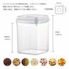 RECYCO Canister, Airtight Food Storage Container, Plastic, Pet Food Storage Container, Pop-Up Container, Easy One-Hand Opening, Moisture-Resistant, Tr