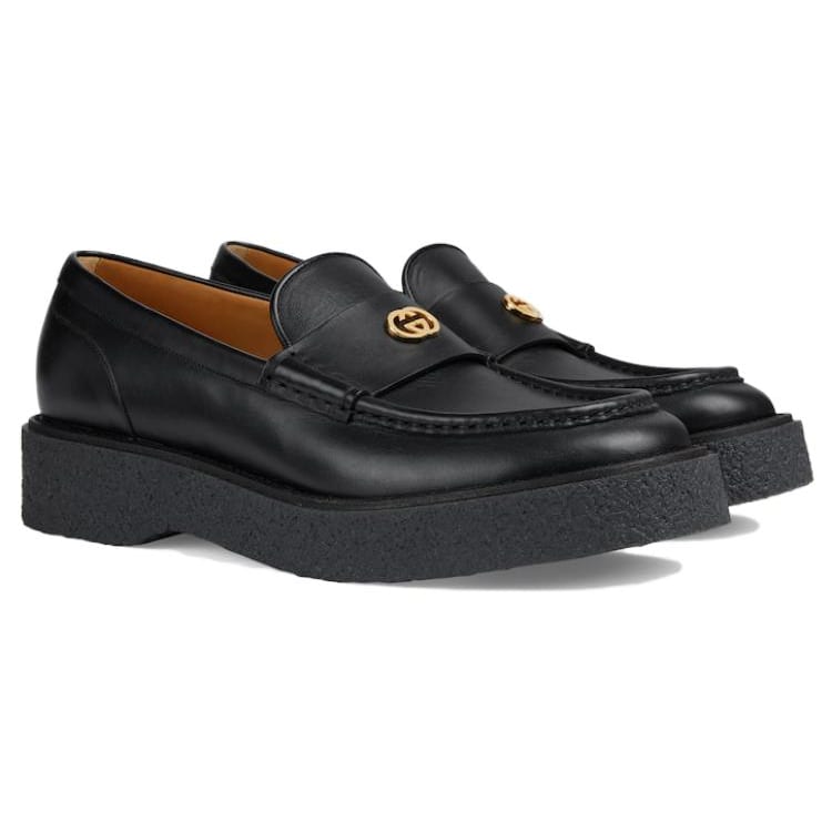 Gucci Лоферы Menen с interlocking G-пряжкой 759274 AABVN 1000