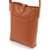 Unlined and roughly lightweight crossbody shoulder bag Camel 61611 [Kitamura] Z-0631 Women's [Brown]
