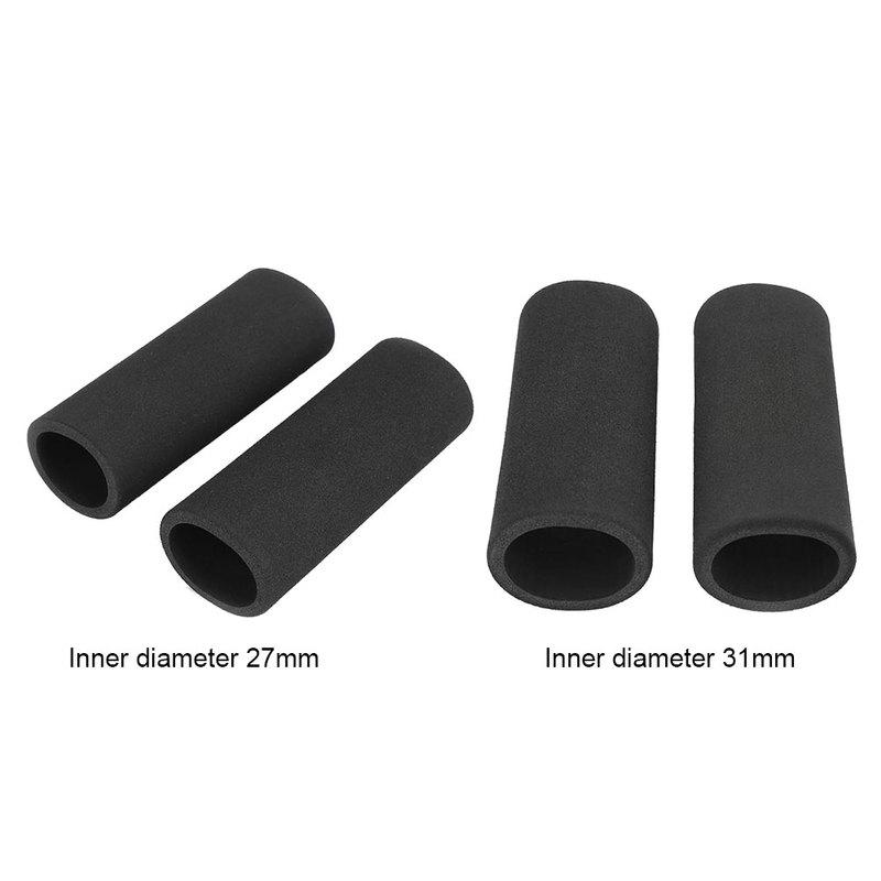 Motorcycle Handlebar Grip Sleeve Universal Handle Foam Grip Gloves Anti-Slip Anti- Vibration for Motorbikes Motorboats Bikes
