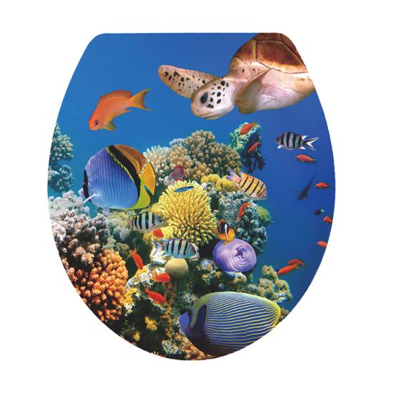 Океанский пляж Морская звезда наклейка на унитаз Съемная самоклеящаяся водостойкая ПВХ гостиная настенная художественная наклейка на крышку унитаза для ванной комнаты