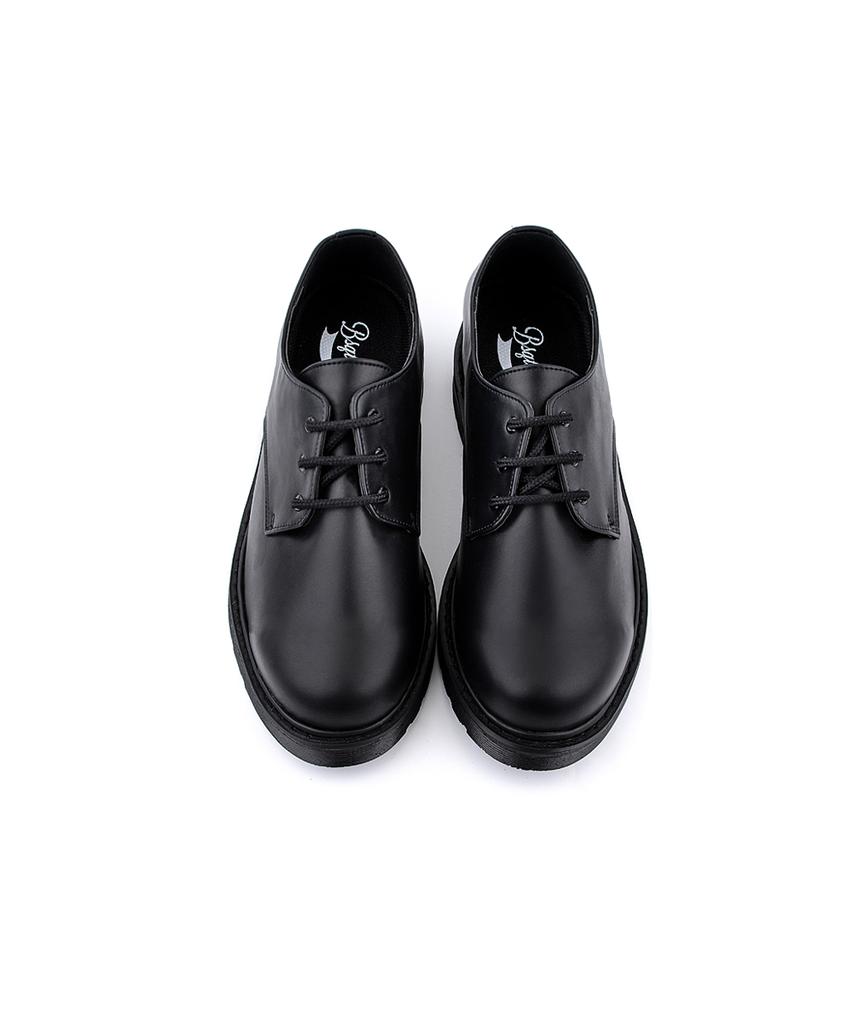 Bsqt By Classy Новые Дерби на Шнуровке с 3 Отверстиями Vantablack