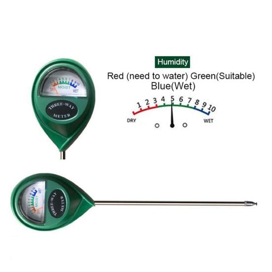 Измеритель влажности почвы, простой в использовании измеритель влажности, точный тестер влажности растений для дома, сада, газона на открытом воздухе