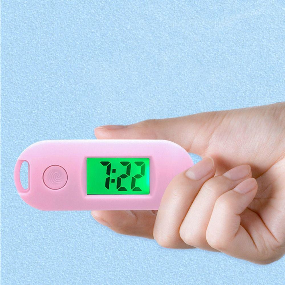 Luminous Electronic Watch Keyring Key Display Mini LED Digital Clock Kids