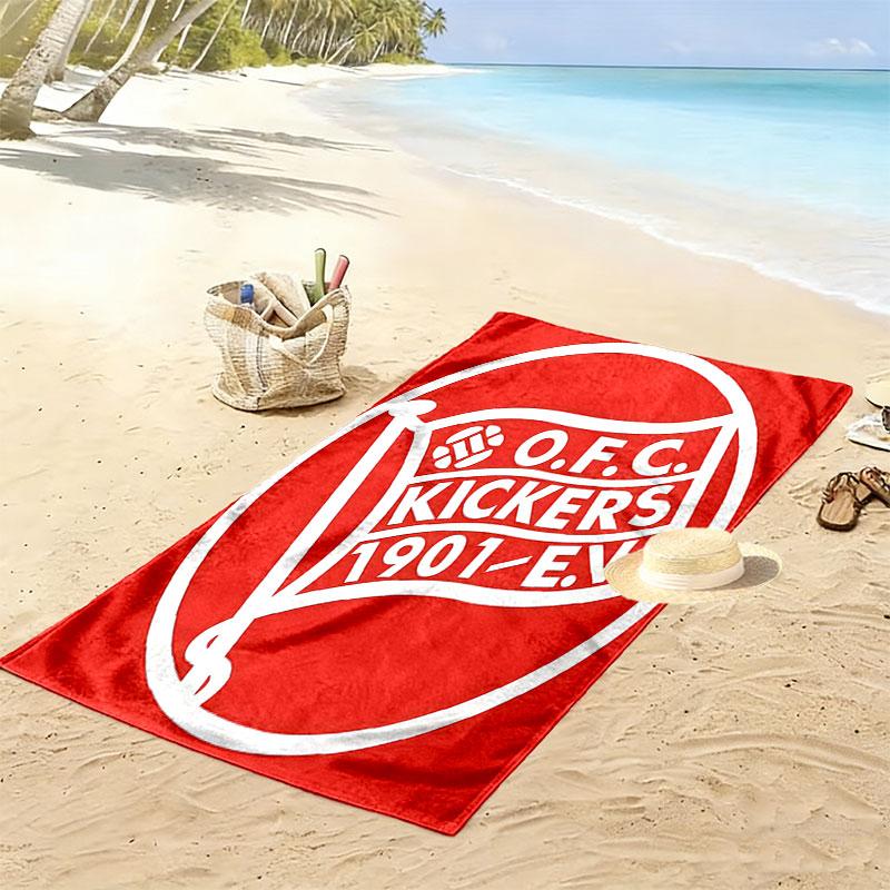 Kickers Offenbach Print Beach Towel, Large Soft Quick Dry Towel for Beach Camping Swimming
