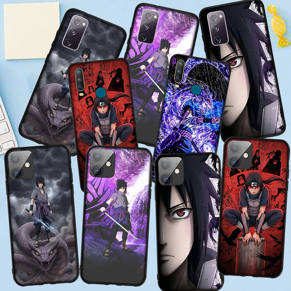 Phone Case for iPhone 17 15 16 Plus Redmi Note 14 12 11 13 Pro Max Huawei P30 P20 Lite OPPO A60 A40 A80 A38 A54 A17 Sasuke Uchiha Poster Narutos Cover