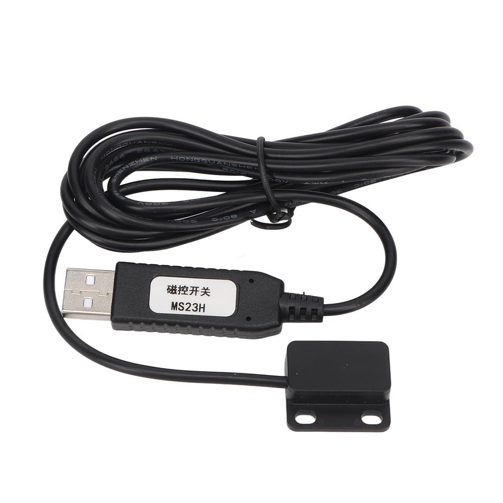 USB Magnetic Sensor Switch Customizable Black ABS Widely Compatible USB Keyboard Switch Cable for Printer Monitoring