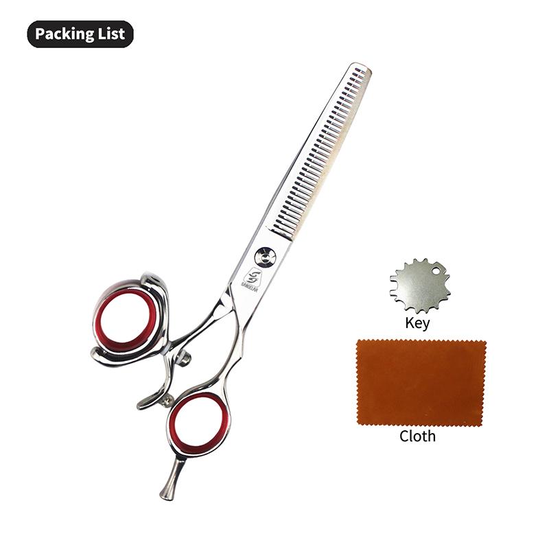 SANGELAR 6-дюймовые ножницы для волос с вращающейся ручкой Профессиональный парикмахерский парикмахер Профессиональный парикмахерский парикмахерские ножницы парикмахерские