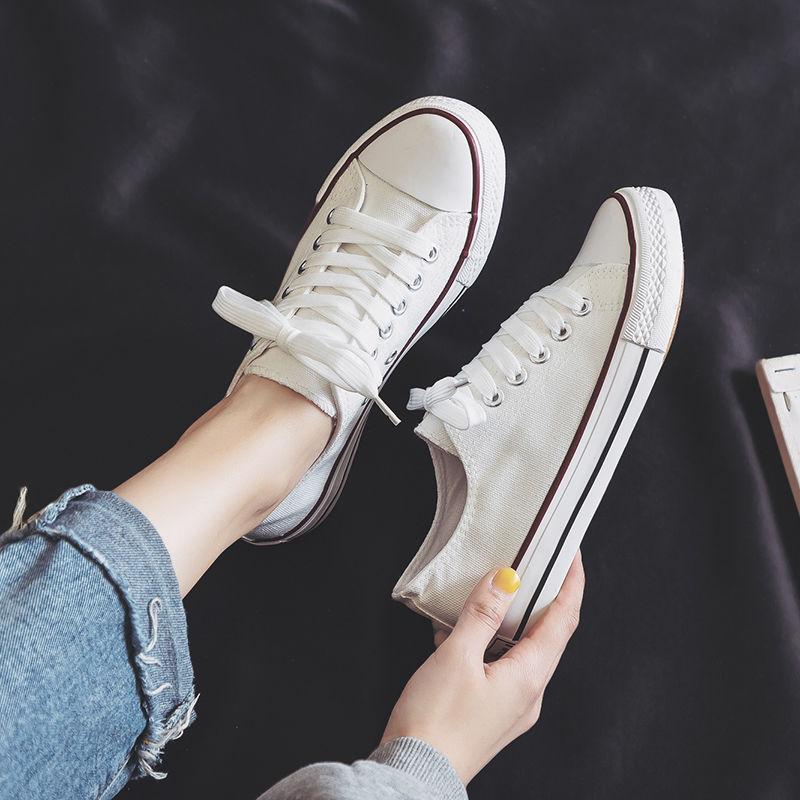 Туфли из парусины, одиночные студенческие туфли на плоской подошве, тканевые туфли ярко-розового цвета