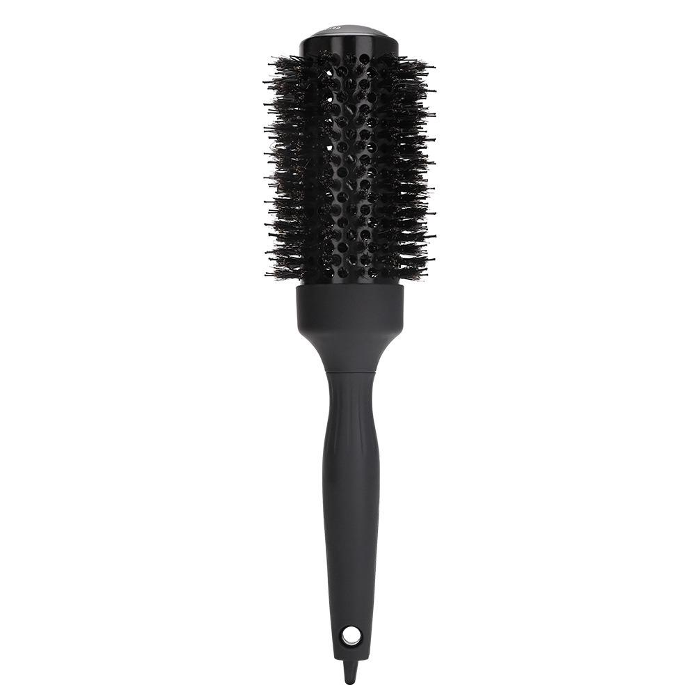 With Pointed Tail Round Rolling Brush Handle Hair Curling Brush Straight Twill Hair Comb Men/Women