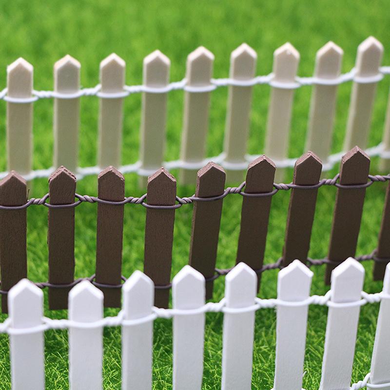 Mini Fence Garden And Bonsai Decoration Fairy Tale Garden Fence Wooden Decoration Diy Handicraft Project Mini Picket Fence