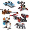 MOC Fighter X Figure Собранные строительные блоки Образовательные кирпичи Игрушки для детей Детские наборы Подарки K009-K012