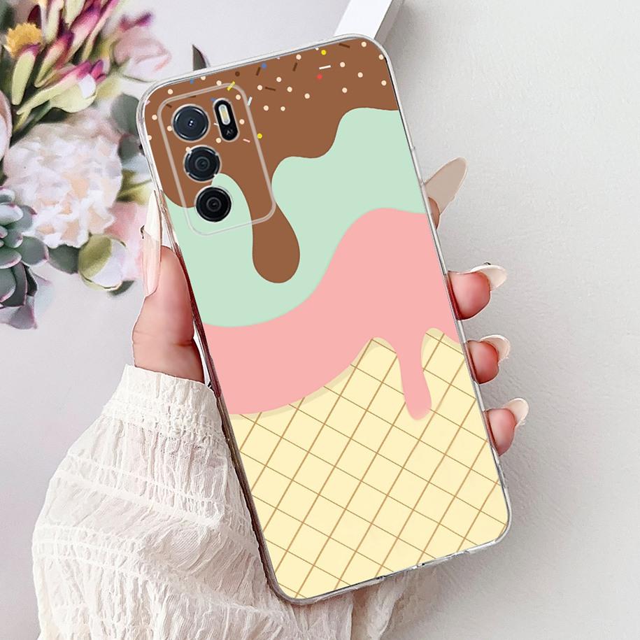 Чехол для Oppo A16 A16s CPH2269 CPH2275 CPH2271 A 16, ТПУ Чехол, Модный Цветок, Мягкий Funda Для OPPO A54s CPH2273 Чехол для Телефона OppoA16