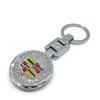 Diamond Metal Car Key Rings Buckle Case for Cadillac Logo CTS CT6 ATS SRX STS XTS XT5 CT5 Escalade BLS Auto Keychain Accessories