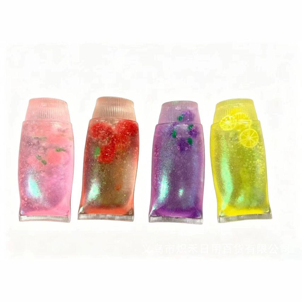 Fruit Filled Maltose Toothpaste Soft Elastic Sensory Fidget Ball Kids & Adults