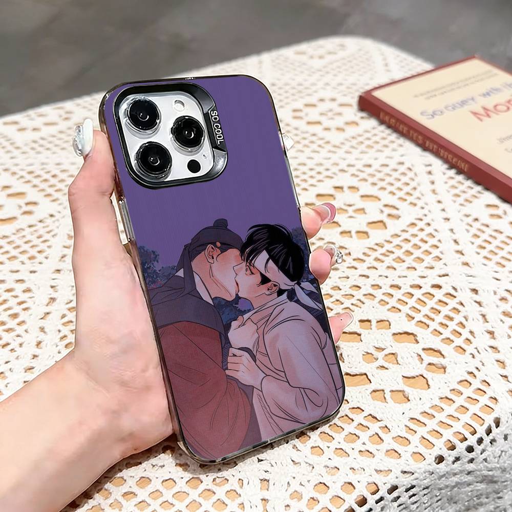 Painter The-w-Nights-Anime  Phone Case For iPhone 17,16,15,14,13,12,11 Plus,Pro Max,XS,Colored silver phone case