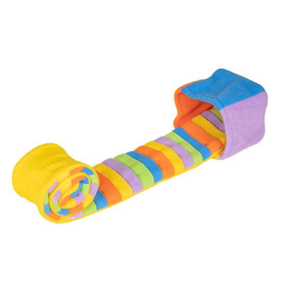 Интерактивная игрушка-мяч для нюханья, складная игрушка для скрытия еды, устойчивая к укусам, облегчение тревоги, умственная стимуляция, игрушка-одеяло для носа для собак и домашних животных