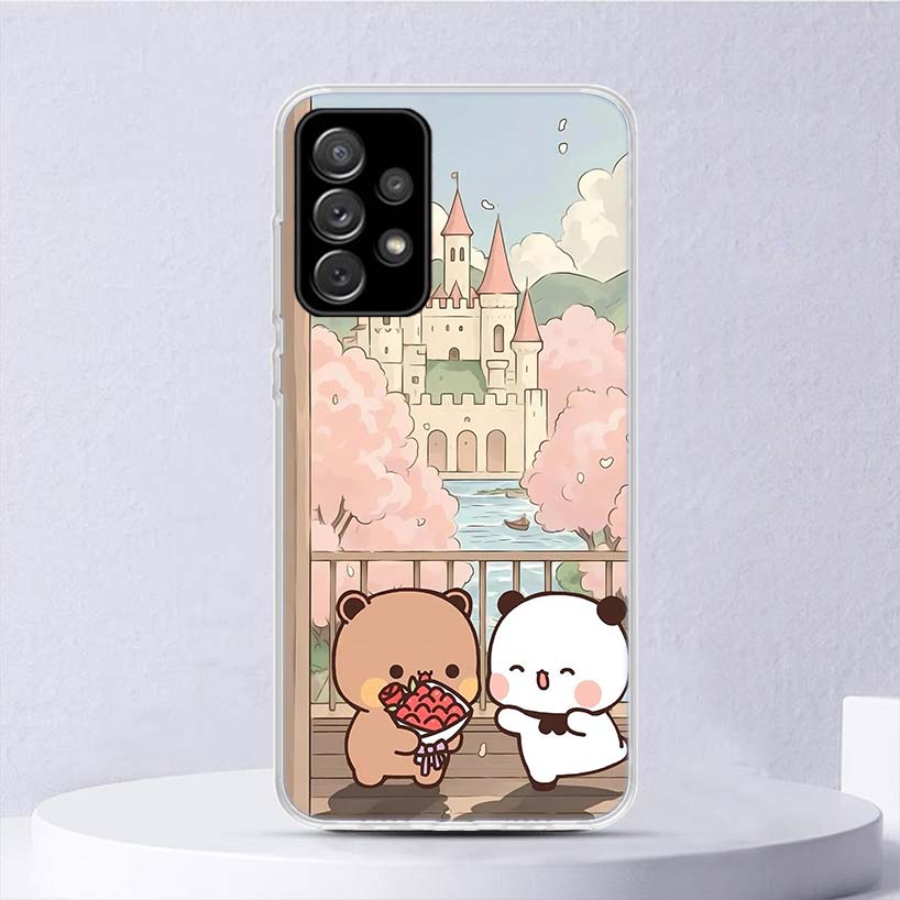 Bubu Dudu Мультяшный Милый Мягкий Чехол Для Samsung Galaxy A16 A15 A14 A13 A56 A55 A54 A53 Чехол Для Телефона A36 A35 A34 A33 A26 A25 A24 A23