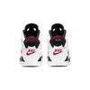 Air Jordan 6 Retro Carmine Средние Детские Баскетбольные Кроссовки Бело-Красные Для Детей Возрастом 3-7 Лет 384666-106