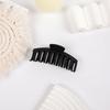 8 Pcs Simple Black Matte Geometric Hair Claws For Women Girls Party Hair Accessories