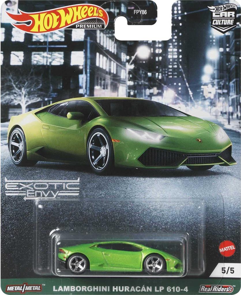 Hot Wheels Car Culture Exotic Envy Lamborghini Huracan LP 610-4 GRJ74