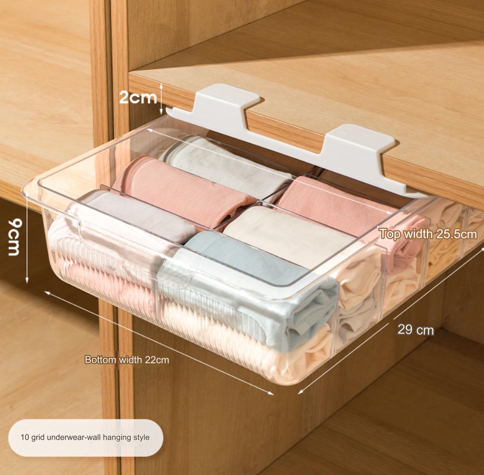 Съемная перегородка Пылезащитный 12 ячеек Органайзеры для носков Тип ящика Коробки для хранения бюстгальтеров и нижнего белья Ящик для гардероба