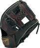 ZETT Youth Baseball Soft Black Size BJGB74370 Glove, Steer, All-Around, Left-Handed Throw, (1900), M,