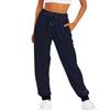 Women's Sweatpants Solid Color Waist Joggers Loose Fit Fleece Sweatpants Streetwear Gym Workout Running Pants