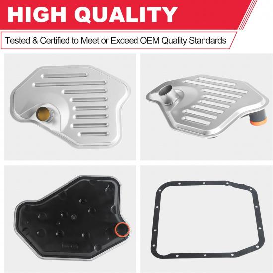 Automatic Transmission Filter With Gasket Fits For 4R70W 4R75W 4R75E Transmission - Ford Expedition F150 Mustang Explorer Replaces# FT105 FT-105