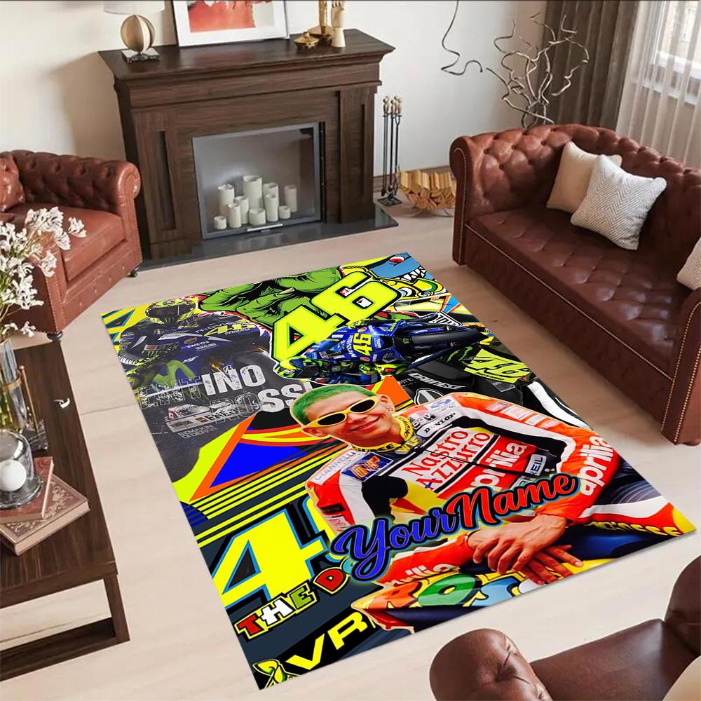 Doctor46 Personalized Text Floor Rug Office Rug Design For Entryway Foyer Hallway Dining Room Antislip Carpet Anime Office Decor Wedding Party Gift