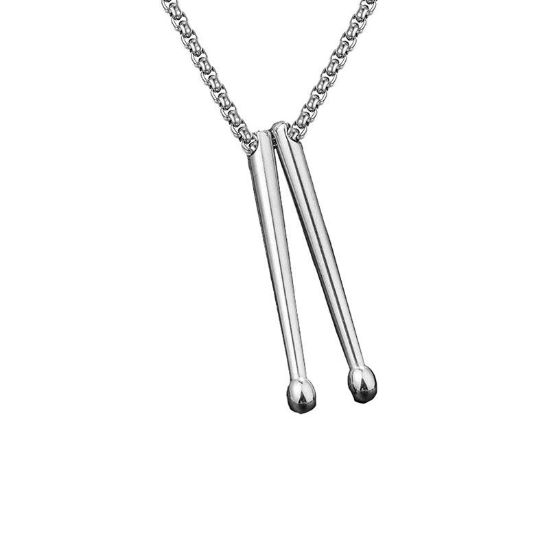 Нержавеющая сталь Мужские ювелирные изделия Панк Готический Череп Подвеска Винтажное преувеличенное ожерелье Череп Ювелирные изделия