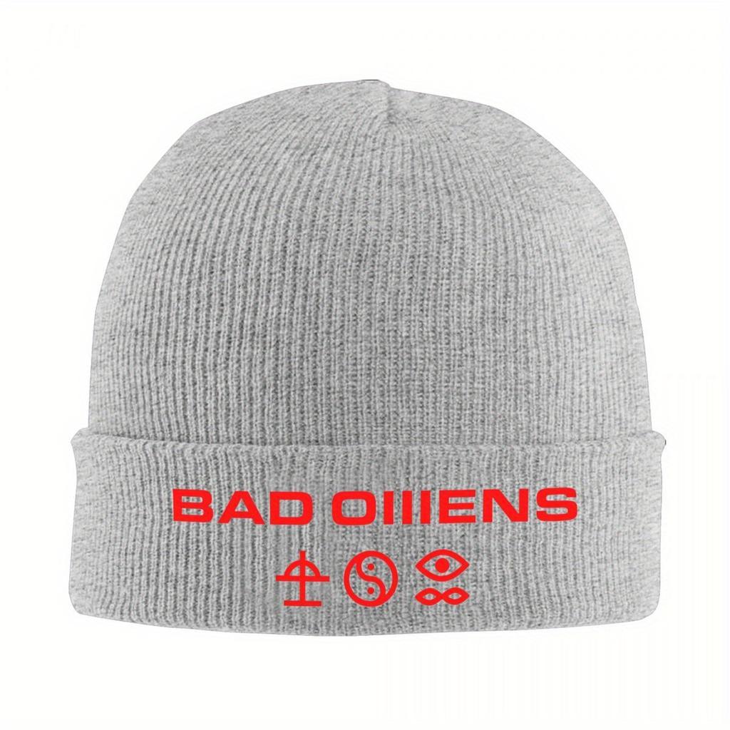 Bad OUnisexs Rock Hat Autumn Winter Beanies Warm Metal Cap Unisex Knitted Caps