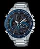 Casio EDIFICE Bluetooth Солнечный Хронограф Часы ECB-900DB-1B Календарь Аналого-Цифровые Черно-Синие Нержавеющая Сталь Водонепроницаемые Деловые Спортивные