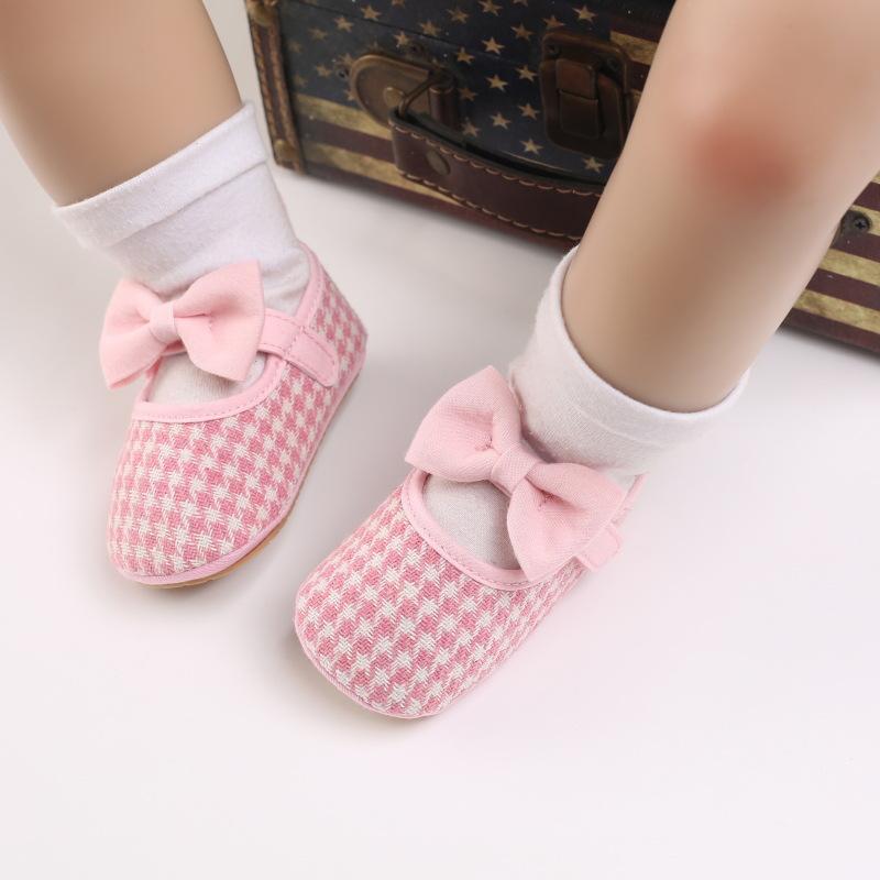 Весенне-осенняя обувь для малышей 0–1 года, дышащая детская обувь на резиновой подошве, универсальная обувь принцессы