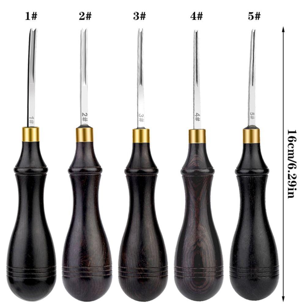Professional Leather Edge Bevelers Wooden Handle Leather Edge Beveler Belt Makers