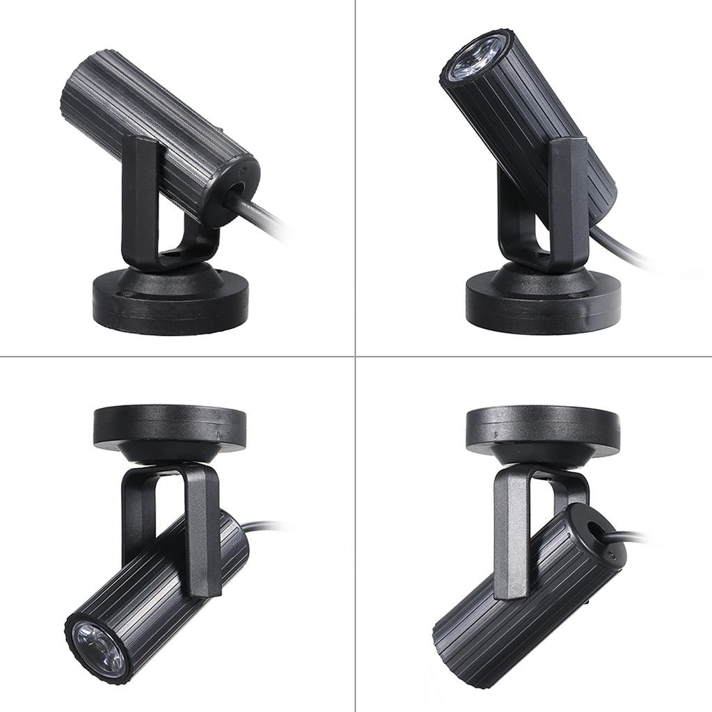 AC85 265V 1W Светодиодный мини-прожектор Сценический осветительный прибор Портативный для украшения дома, вечеринки, декора, диджей-шоу, бара, паба, клуба