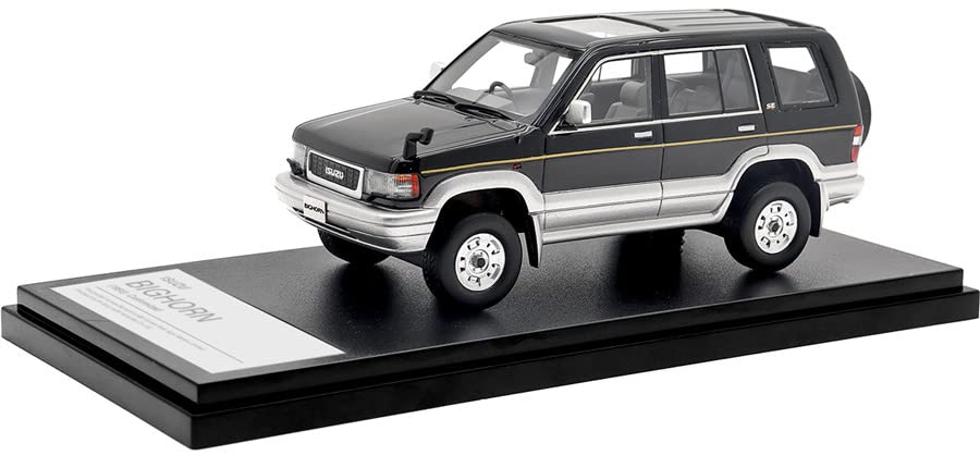 Hi Story Isuzu Big Horn Customized Ebony Silver Metallic Finished Product 1/43 (1993) Black/Light
