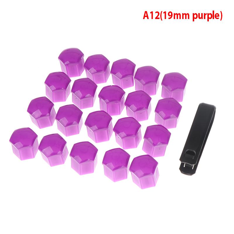 20 шт./компл. 17/19 мм колпачок гайки болта колеса пылезащитный чехол с инструментом для снятия ключа автомобильные аксессуары многоцветный