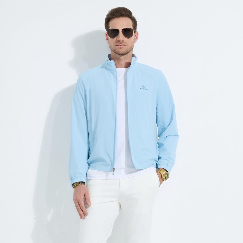 Men's Spring 2025 Thin Outdoor Sports Hot Stamping Jacket