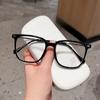 Large-frame Retro TR90 Glasses Frames for Men and Women Without Makeup Can Be Equipped with Myopia Anti-blue Light Glasses